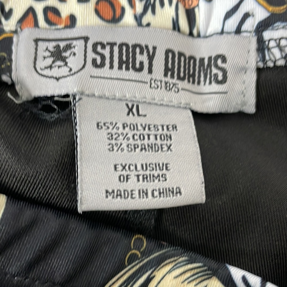👑 STACY ADAMS track jacket and joggers tracksuit set printed graphic XL 👑 - Picture 13 of 14